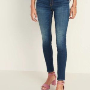 Super comfy blue stretch skinny jeans